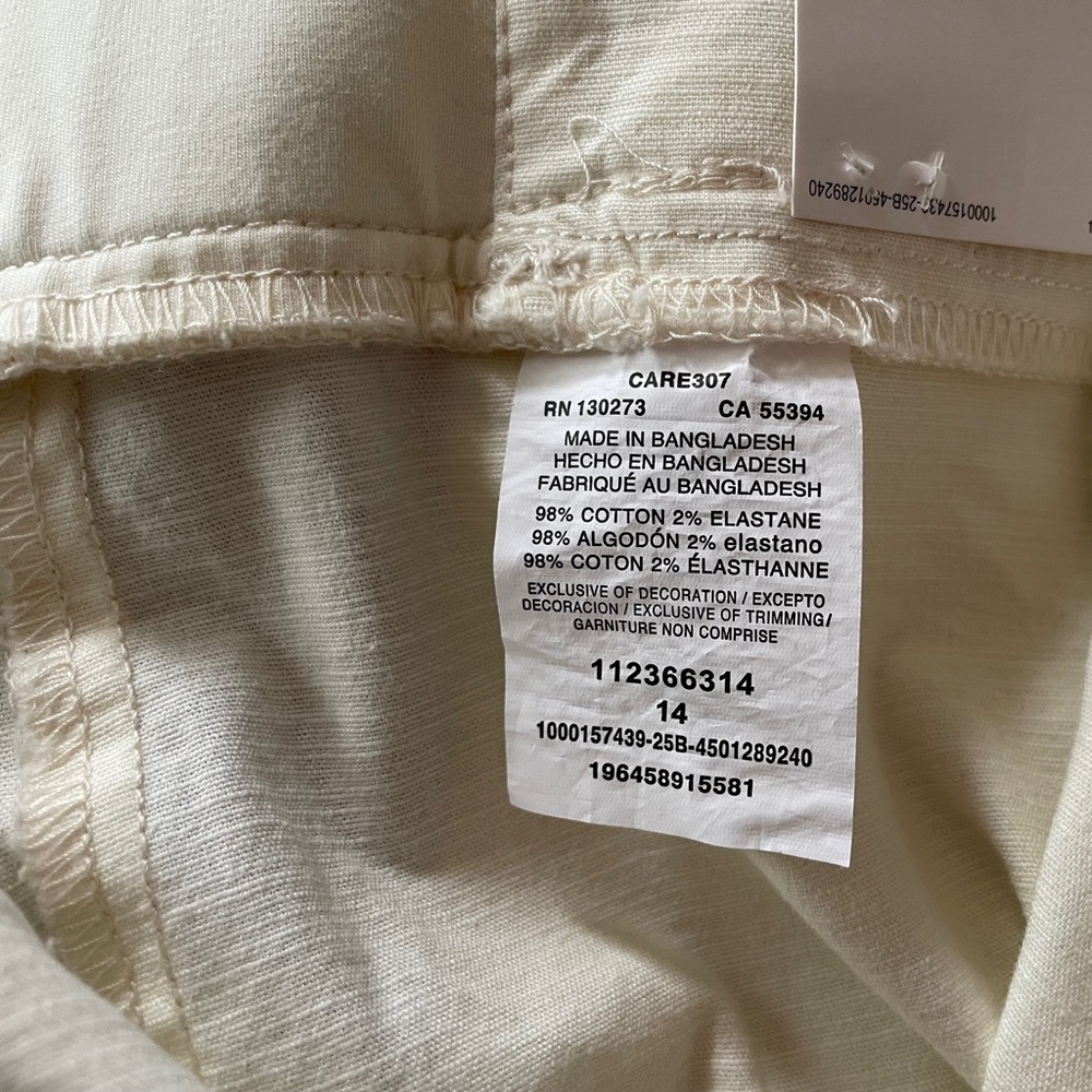 Lee Women's High-Rise Cream Utility Shorts - Picture 7 of 7